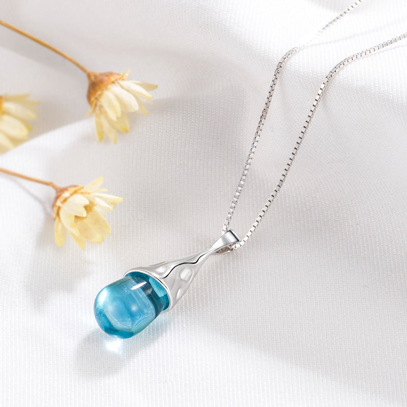 Crystal Stone Necklace For Women All-match